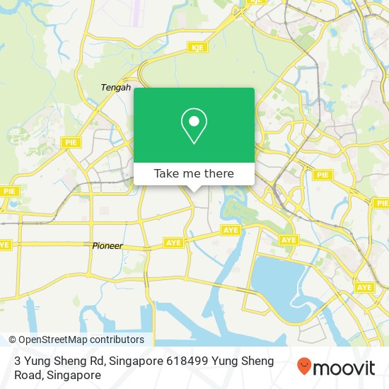 3 Yung Sheng Rd, Singapore 618499 Yung Sheng Road map