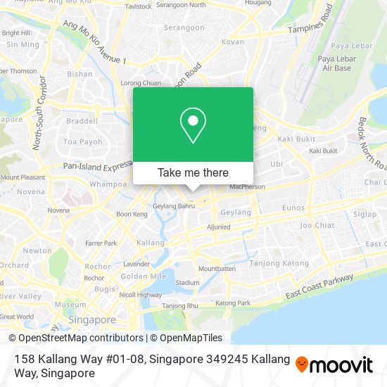 158 Kallang Way #01-08, Singapore 349245 Kallang Way地图