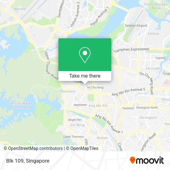 Blk 109 map