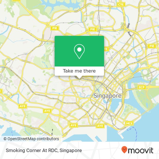 Smoking Corner At RDC map