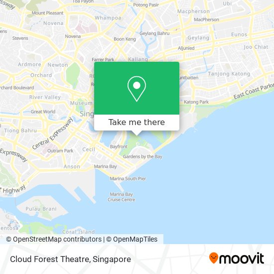 Cloud Forest Theatre map