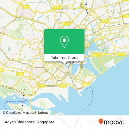 Adyen Singapore map