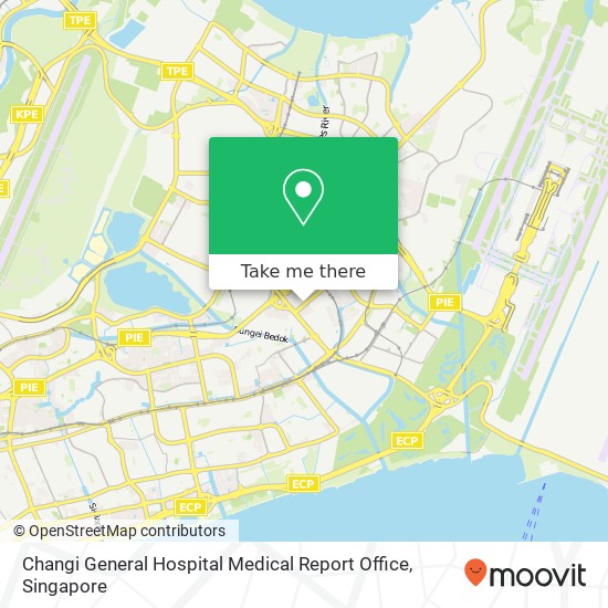 Changi General Hospital Medical Report Office map