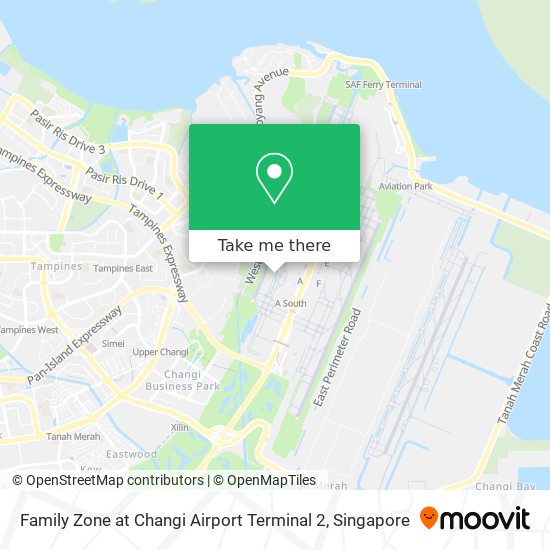 Family Zone at Changi Airport Terminal 2地图