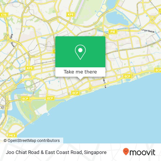 Joo Chiat Road & East Coast Road map