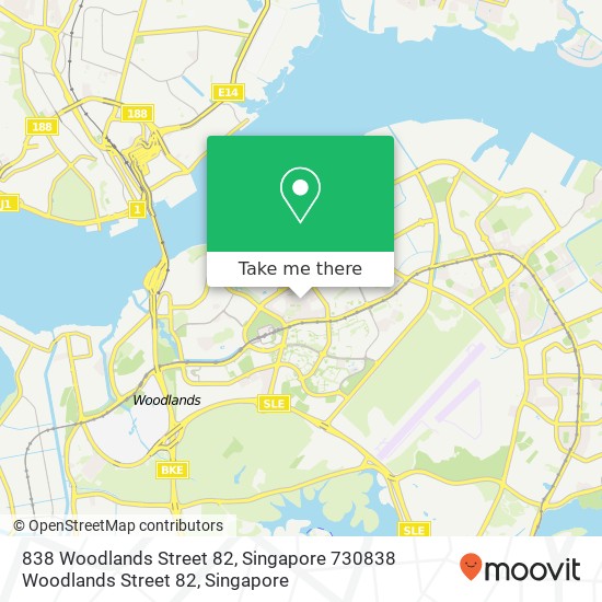 838 Woodlands Street 82, Singapore 730838 Woodlands Street 82 map