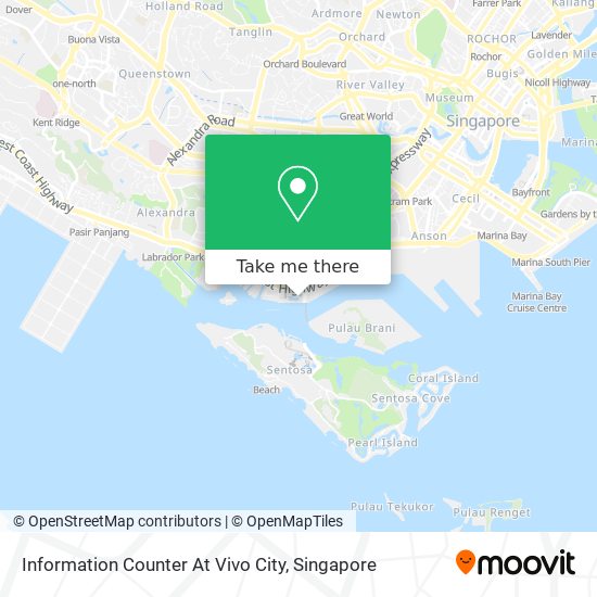 Information Counter At Vivo City map