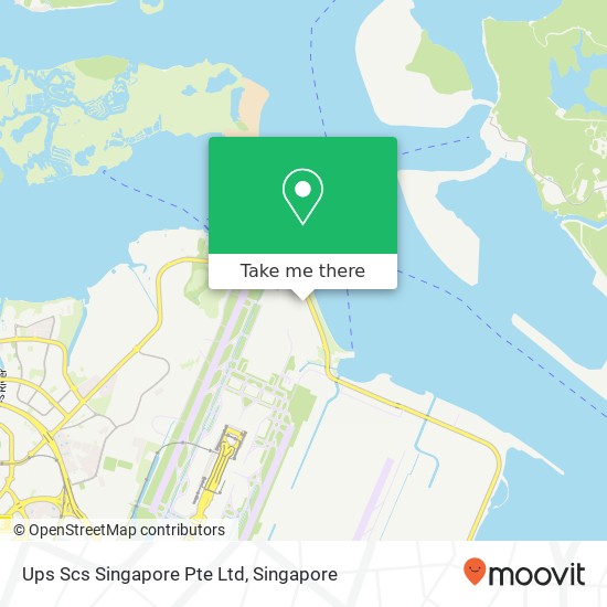 Ups Scs Singapore Pte Ltd map
