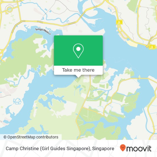 Camp Christine (Girl Guides Singapore) map
