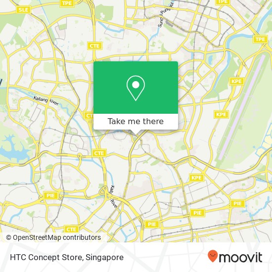 HTC Concept Store map