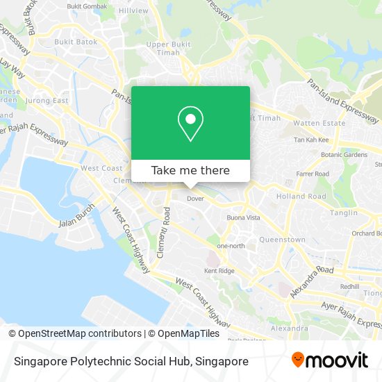 Singapore Polytechnic Social Hub map