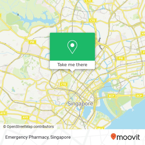 Emergency Pharmacy map