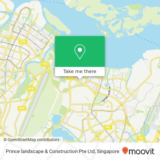 Prince landscape & Construction Pte Ltd map