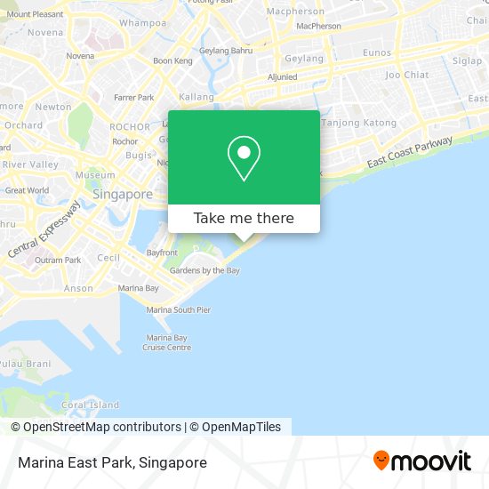 Marina East Park map