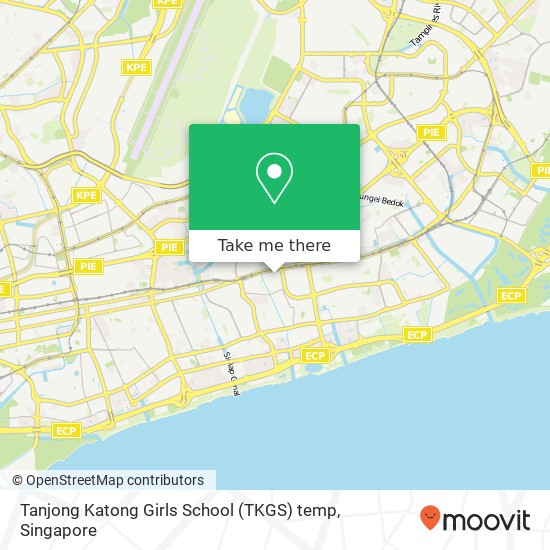 Tanjong Katong Girls School (TKGS) temp map