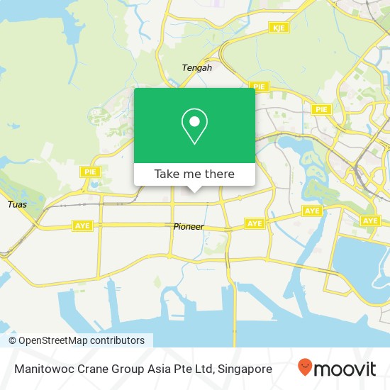 Manitowoc Crane Group Asia Pte Ltd地图