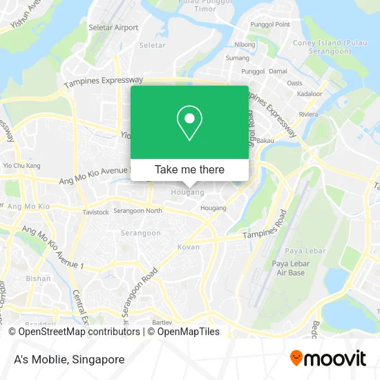 A's Moblie map