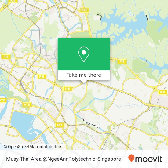Muay Thai Area @NgeeAnnPolytechnic map