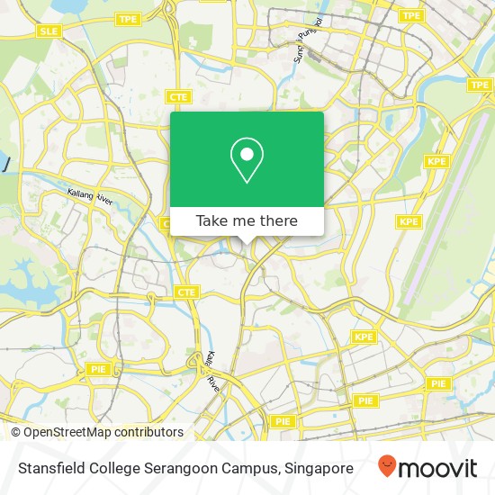 Stansfield College Serangoon Campus map