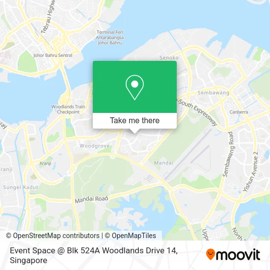 Event Space @ Blk 524A Woodlands Drive 14地图
