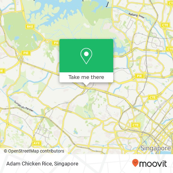 Adam Chicken Rice map