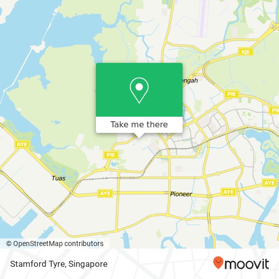 Stamford Tyre map