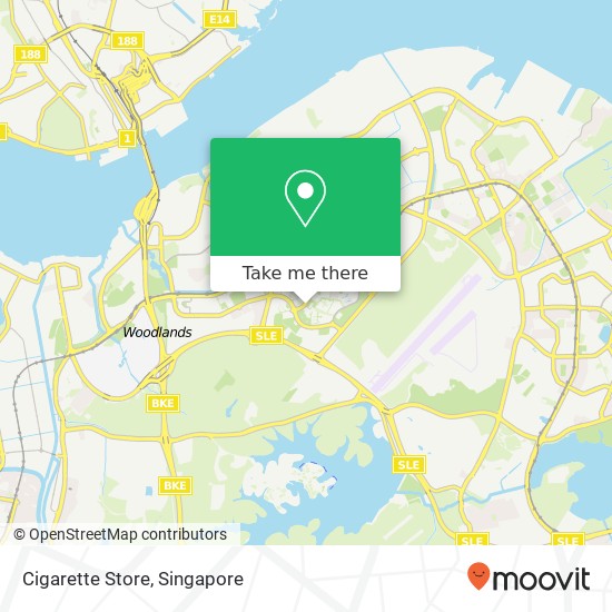 Cigarette Store map