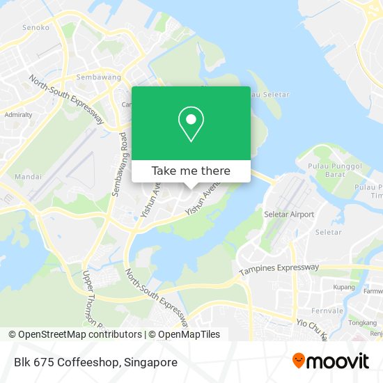 Blk 675 Coffeeshop map