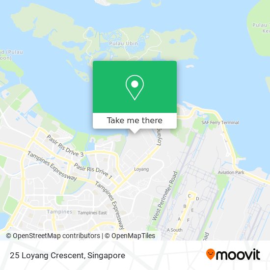 25 Loyang Crescent map