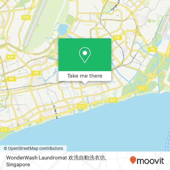 WonderWash Laundromat 欢洗自動洗衣坊地图