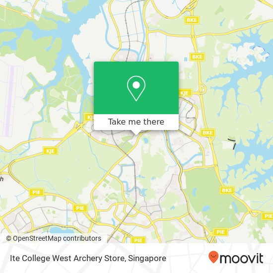 Ite College West Archery Store map