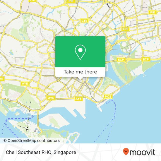 Cheil Southeast RHQ map