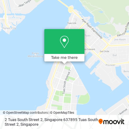 2 Tuas South Street 2, Singapore 637895 Tuas South Street 2地图