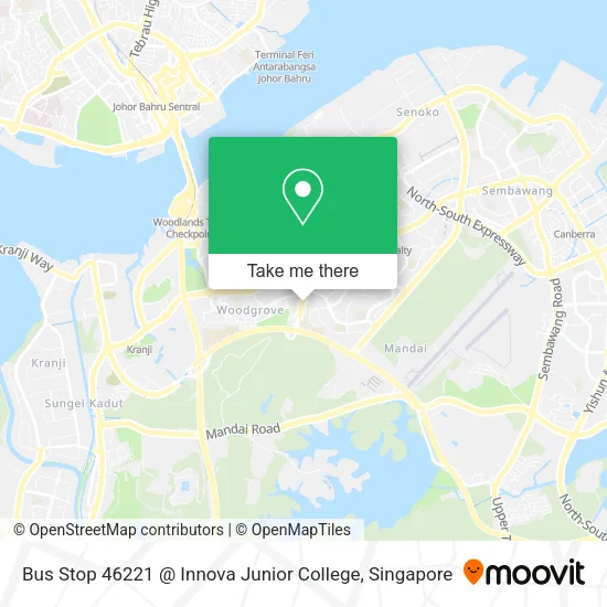 Bus Stop 46221 @ Innova Junior College地图