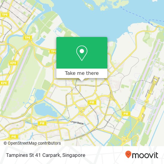 Tampines St 41 Carpark map