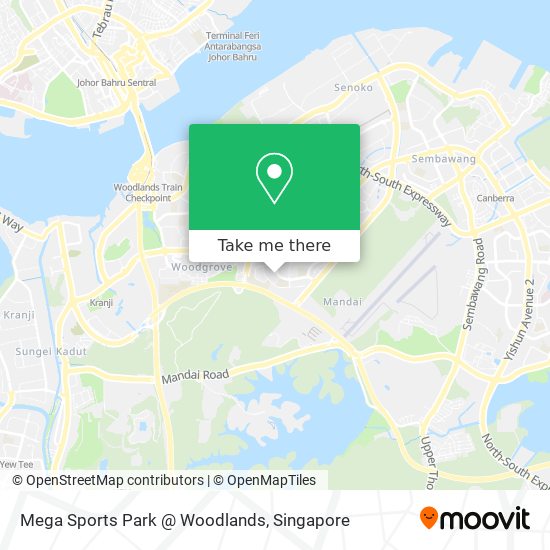 Mega Sports Park @ Woodlands map