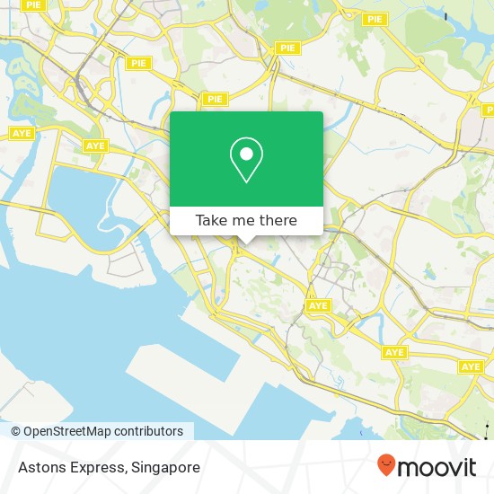 Astons Express map