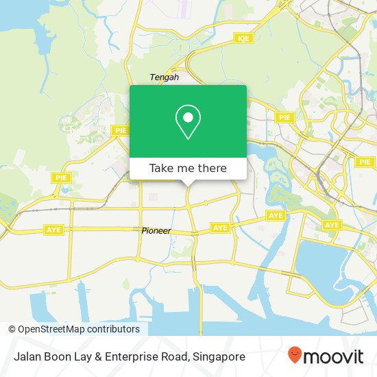 Jalan Boon Lay & Enterprise Road地图
