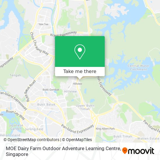 MOE Dairy Farm Outdoor Adventure Learning Centre map