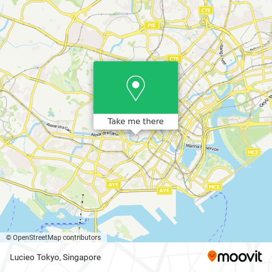 Lucieo Tokyo map