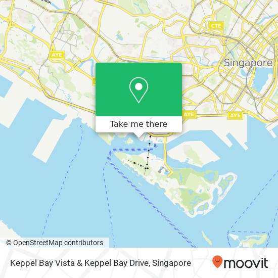 Keppel Bay Vista & Keppel Bay Drive map