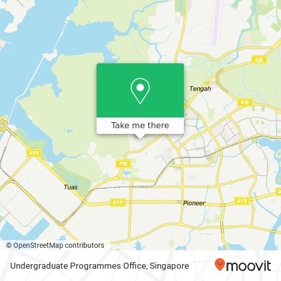 Undergraduate Programmes Office map