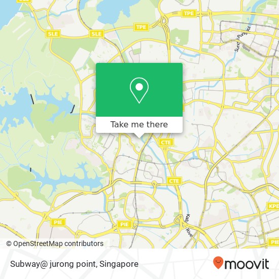 Subway@ jurong point map