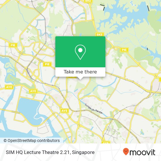 SIM HQ Lecture Theatre 2.21 map