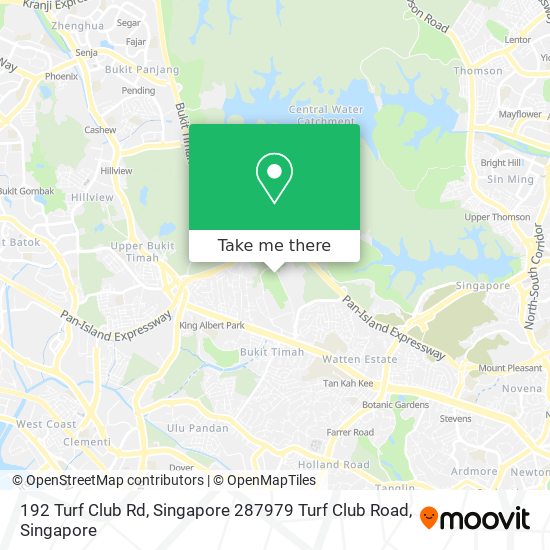 192 Turf Club Rd, Singapore 287979 Turf Club Road map