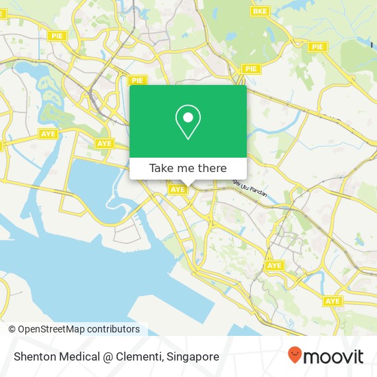 Shenton Medical @ Clementi map