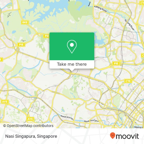 Nasi Singapura map