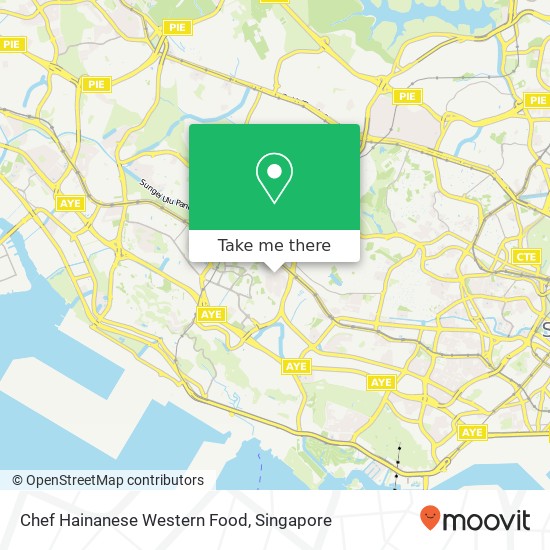 Chef Hainanese Western Food map