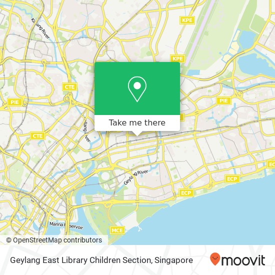 Geylang East Library Children Section map