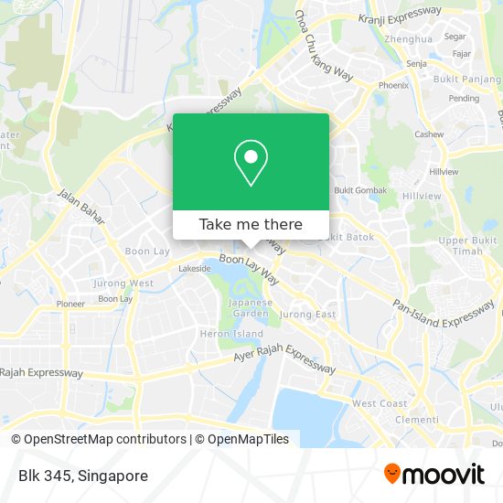 Blk 345 map